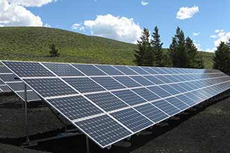 Freistehende Solaranlage Freistehende Solaranlage
