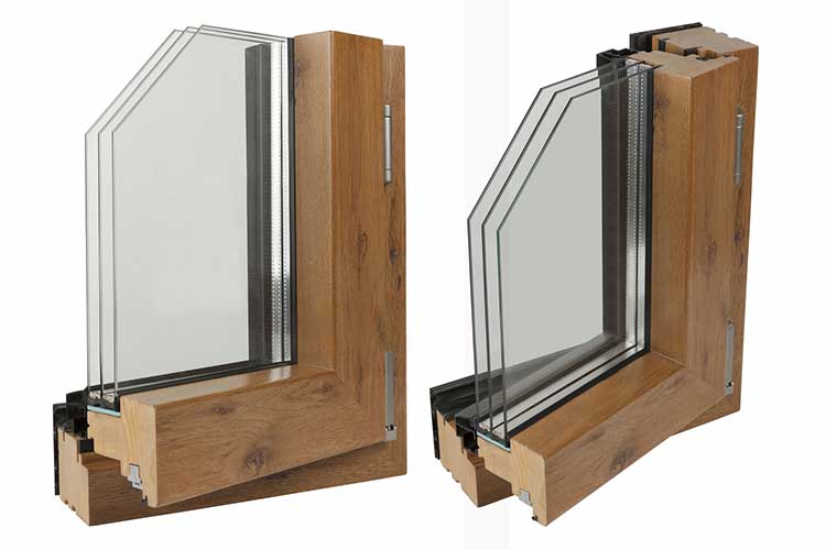 Fensterrahmen aus Holz: Profil